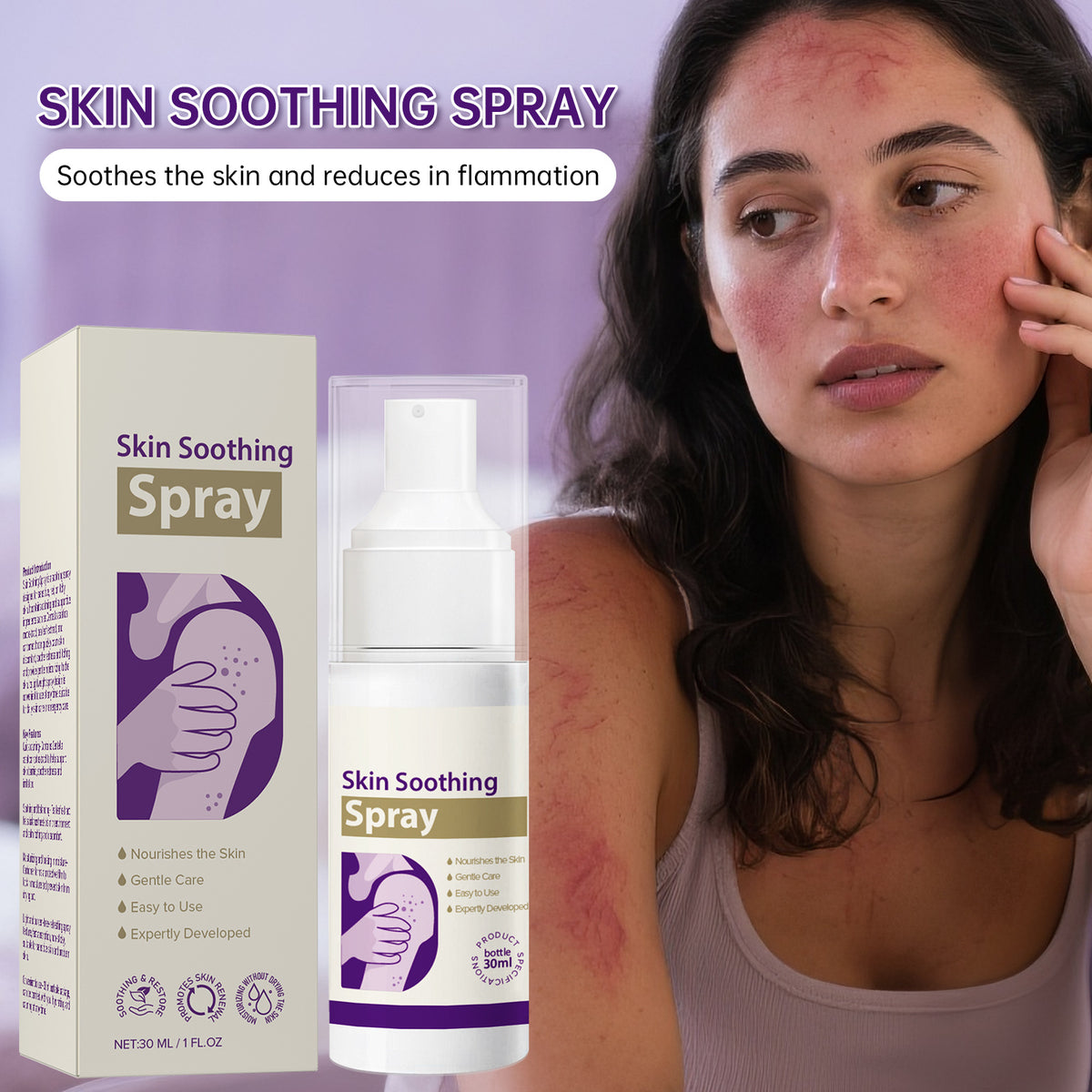 Non-standard Herbal Cool Skin Care Smooth Rejuvenation External Spray