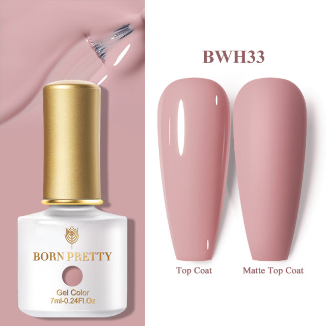 One-Color Gel Nail Polish 7ml - Long-Lasting, Non-Toxic, Professional & Home Use