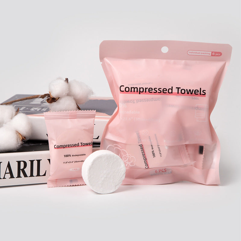 Disposable Compression Towels - Travel, Home & Spa Use, Multiple Colors