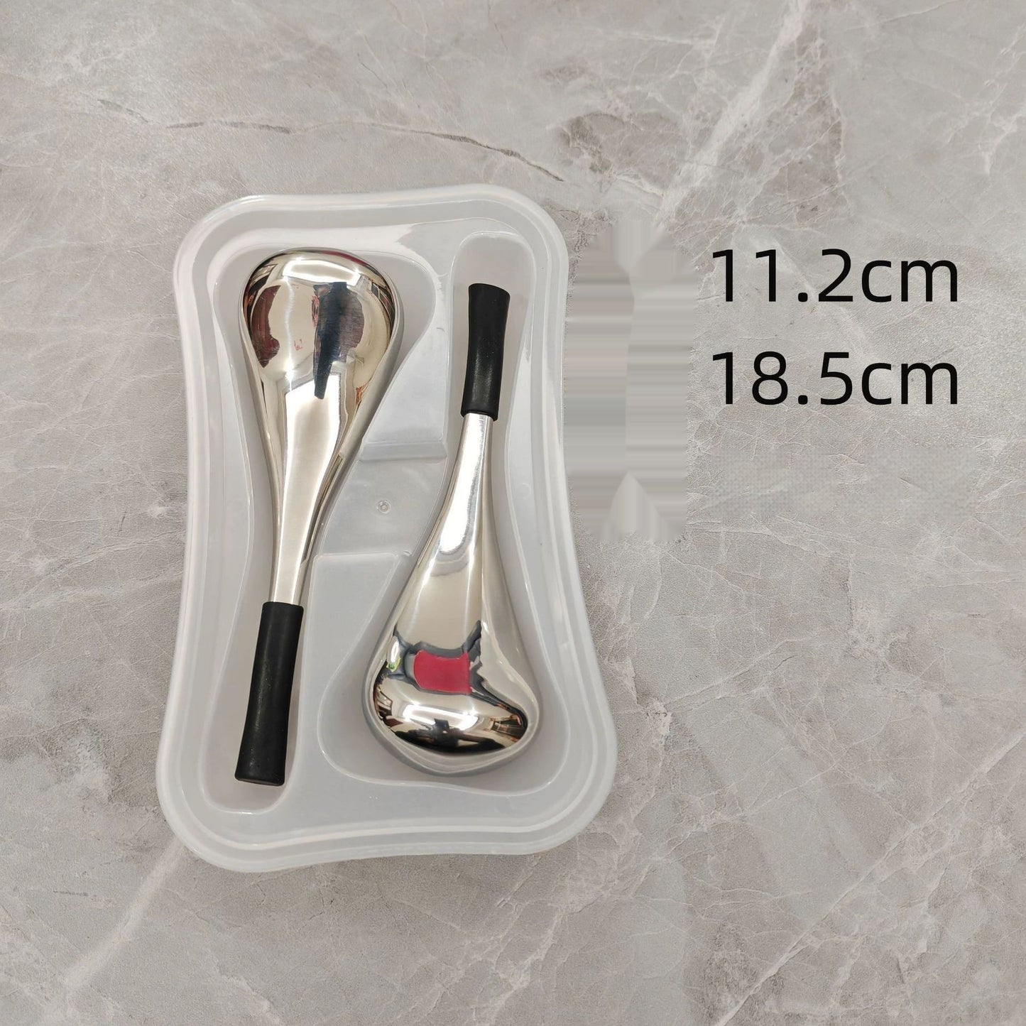 Stainless Steel Facial Ice Ball Massage Spoon - Hot & Cold Beauty Tool