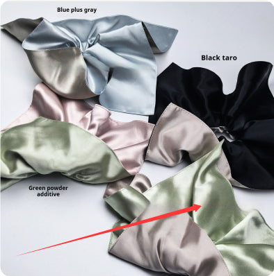 Silk Square Scarf Hair Tie - 22mm Glossy, Multiple Colors