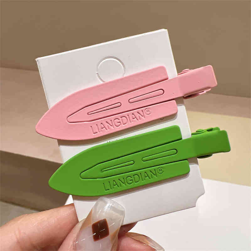 Hair Barrettes Seamless 7cm Clip Pair