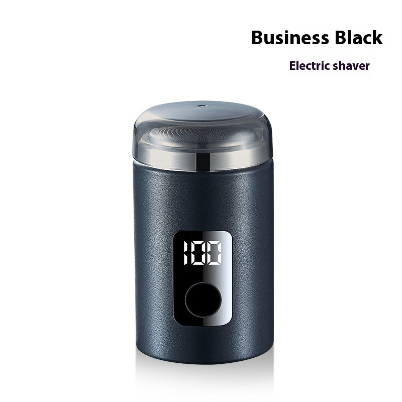 Mini Electric Shaver for Men - Rechargeable, Black