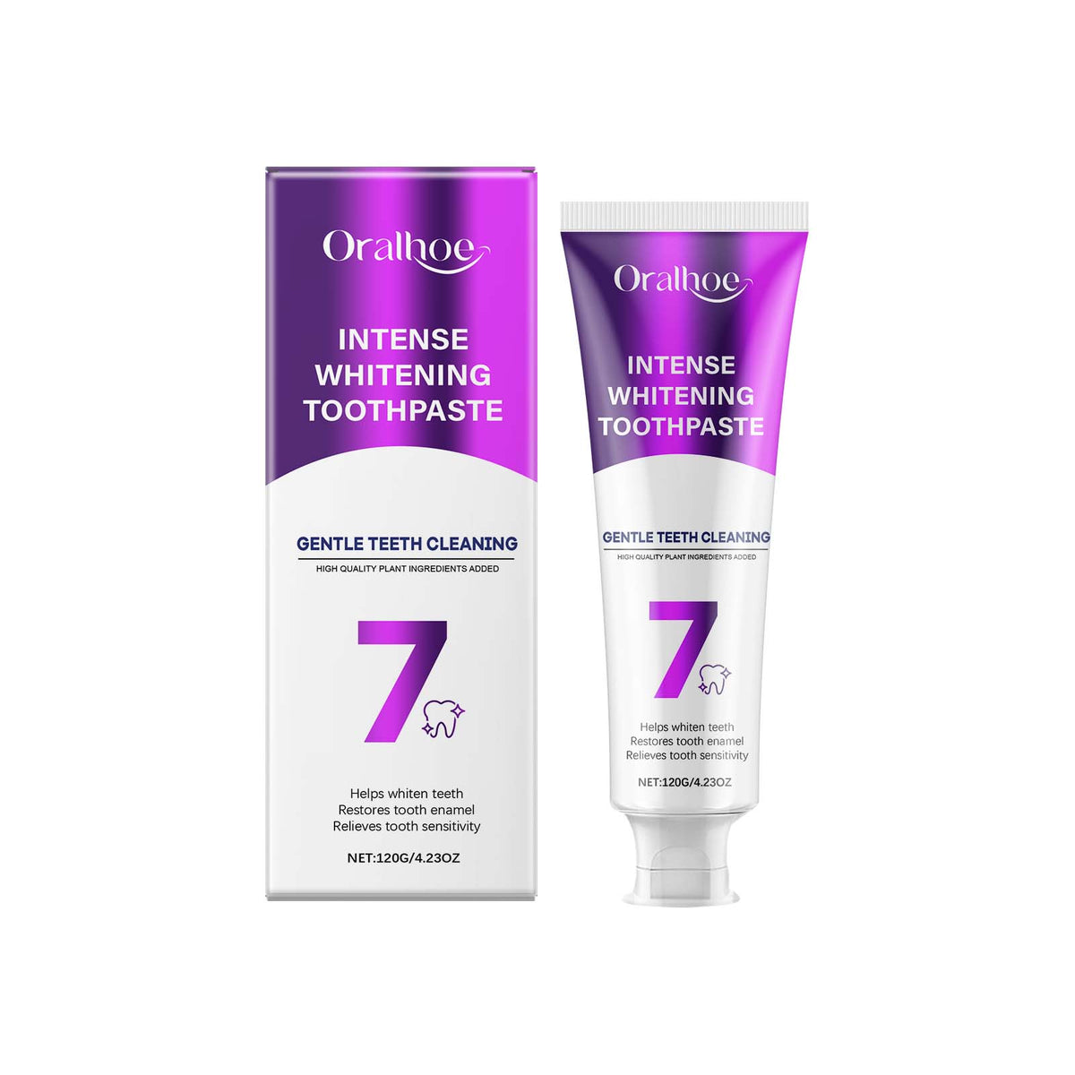 Whitening Toothpaste with Stain Removal - 120g