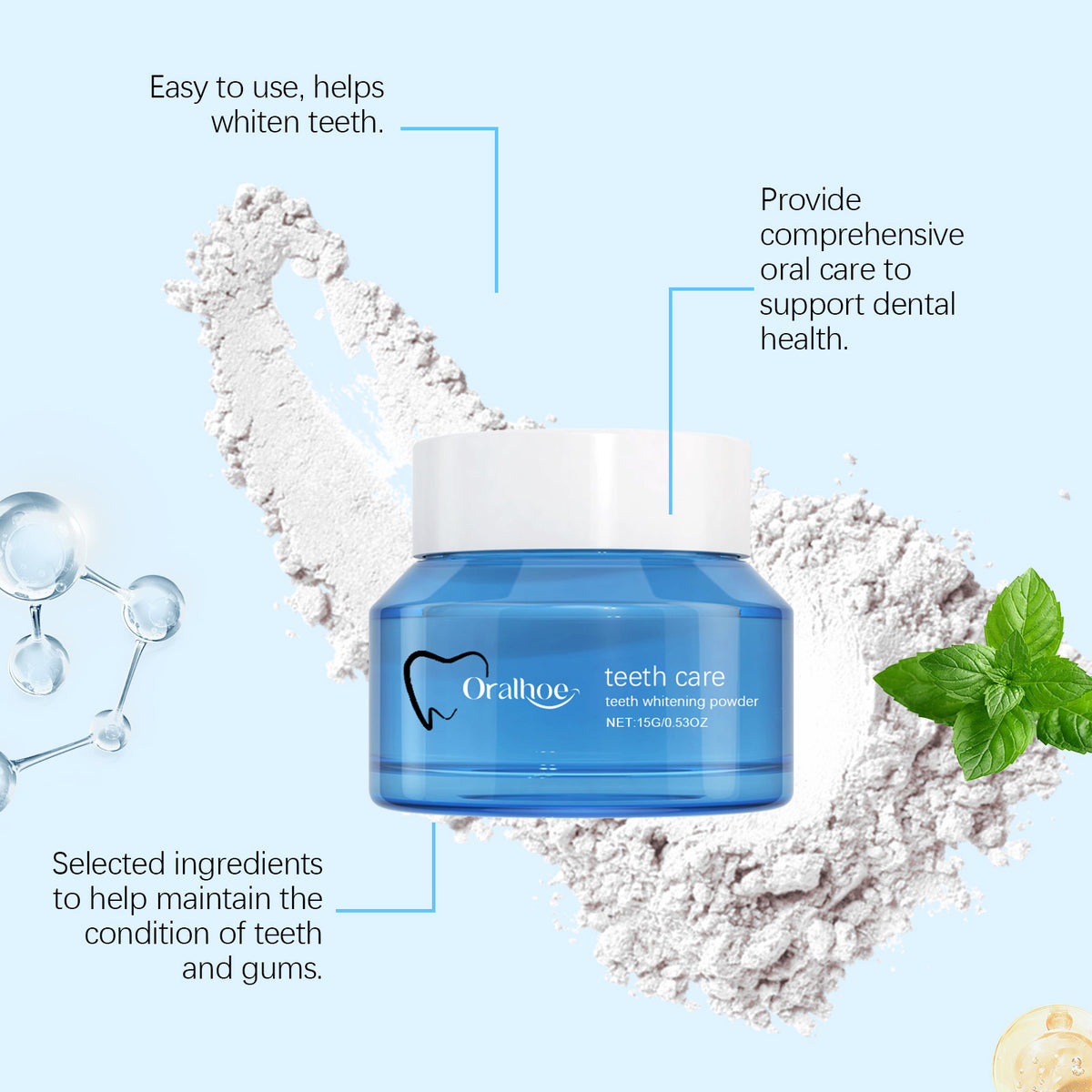 Clean Stains Toothpowder Mild Care