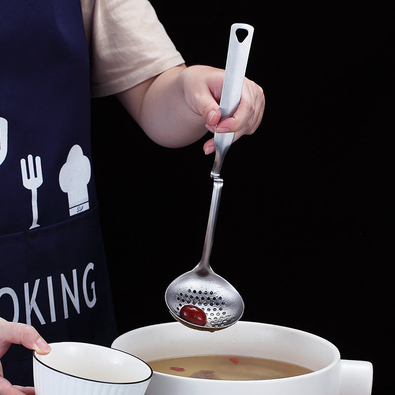 Stainless Steel Wall-Mounted Oil Filter Spoon for Kitchen Grease Trap