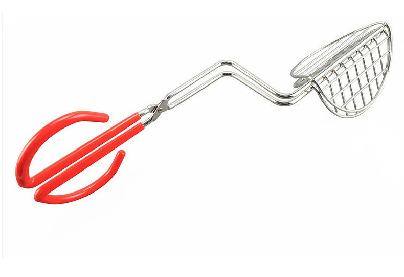 Stainless Steel Tortilla Chips Basket Clip for Kitchen Use - Silver