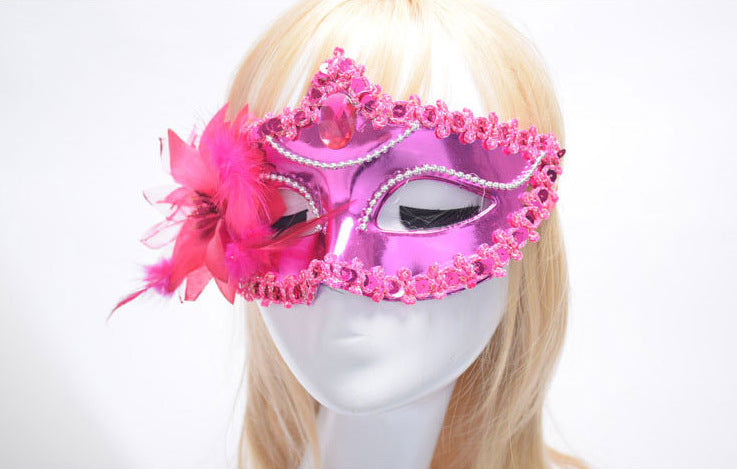 Halloween Princess Mask for Parties and Costumes - Multiple Colors Available