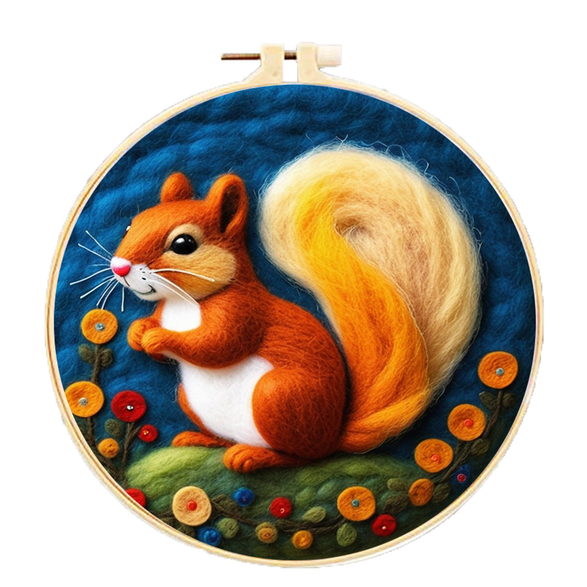 Embroidery Needle Felt Blanket Painting Kit - House Decor & Crafts
