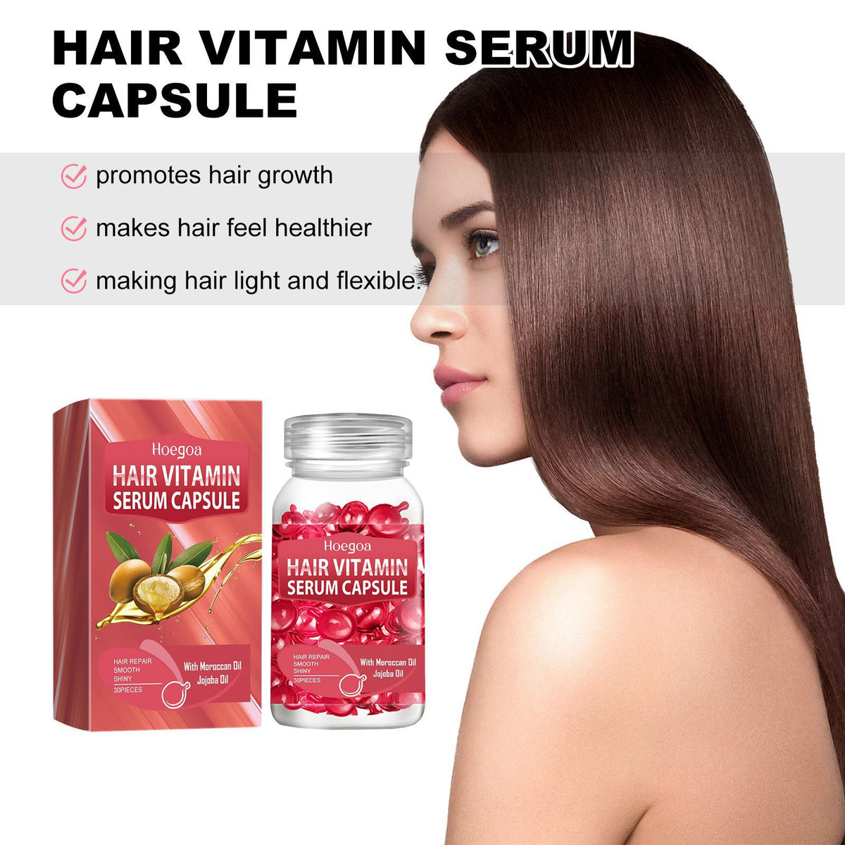 Hair Essential Oil Care Capsule - 30 Pieces