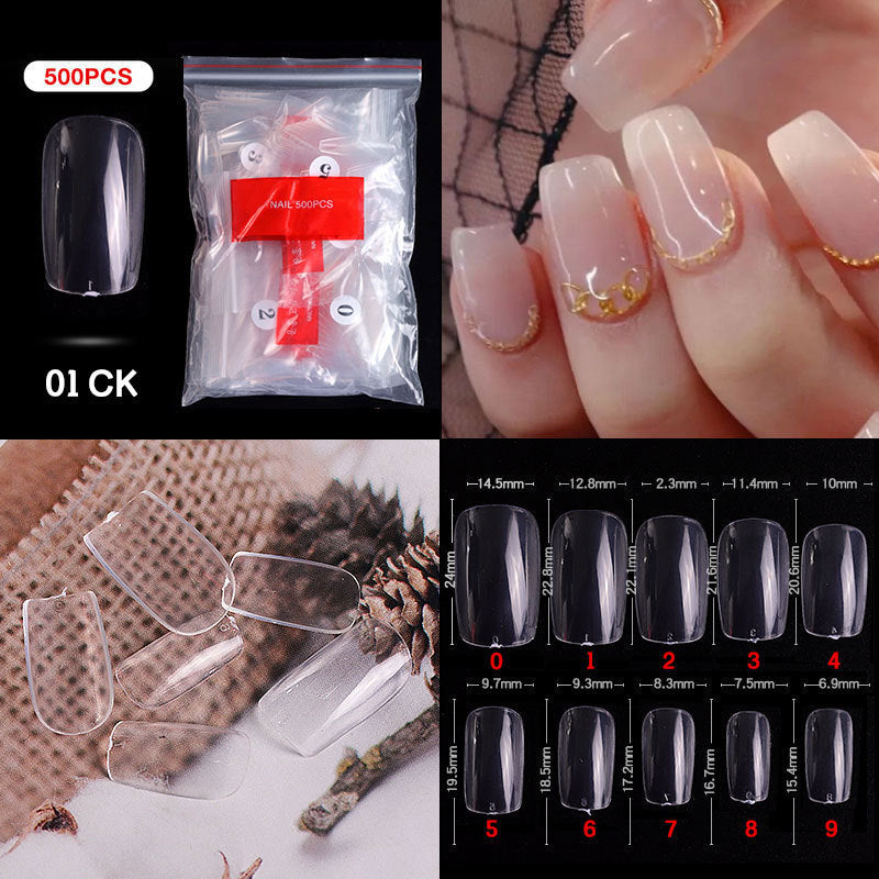 French Pointed Non-Marking Ballet Nail Art Tools - Transparent