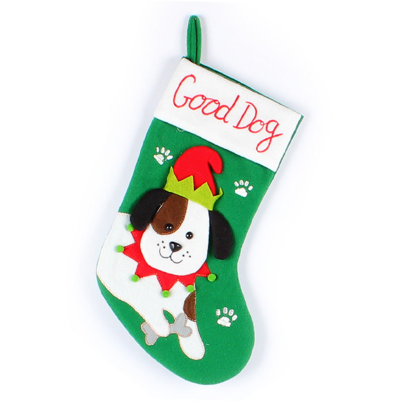 Christmas Socks for Dogs and Cats - Festive Felt Pet Holiday Socks