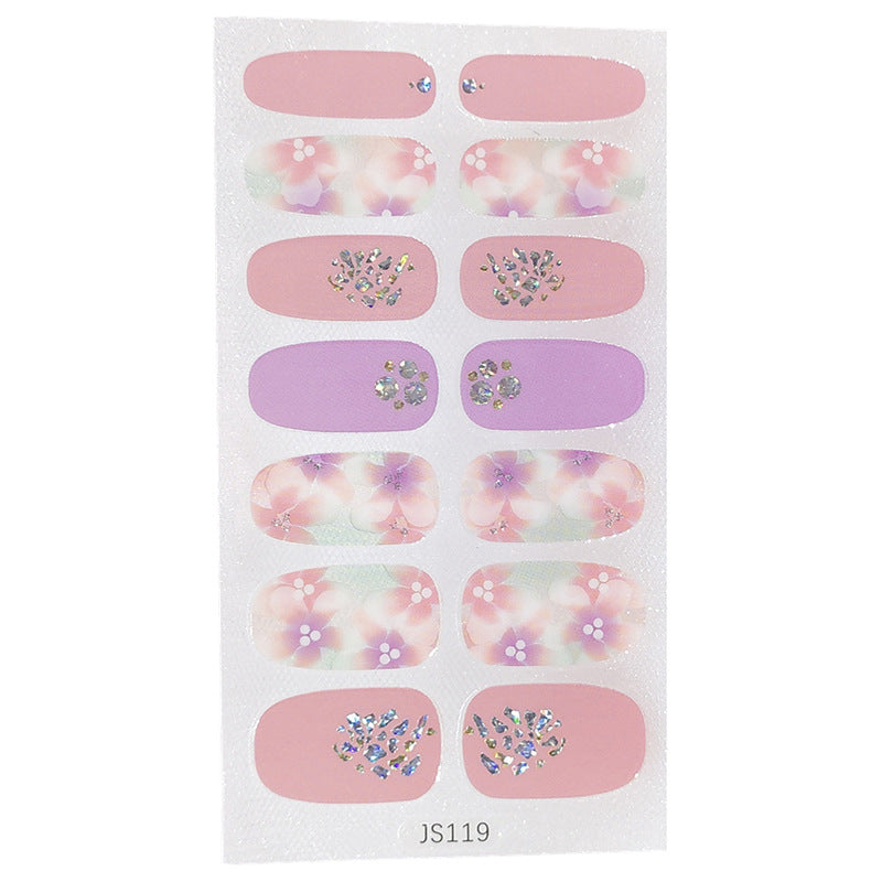 3D Crystal Nail Art Sticker Set - Crystal Glass Nail Film for Manicure