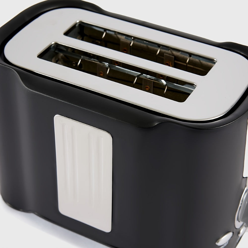 2 Slice Toaster with Wide Slots & Easy Clean Crumb Tray - Stainless Steel