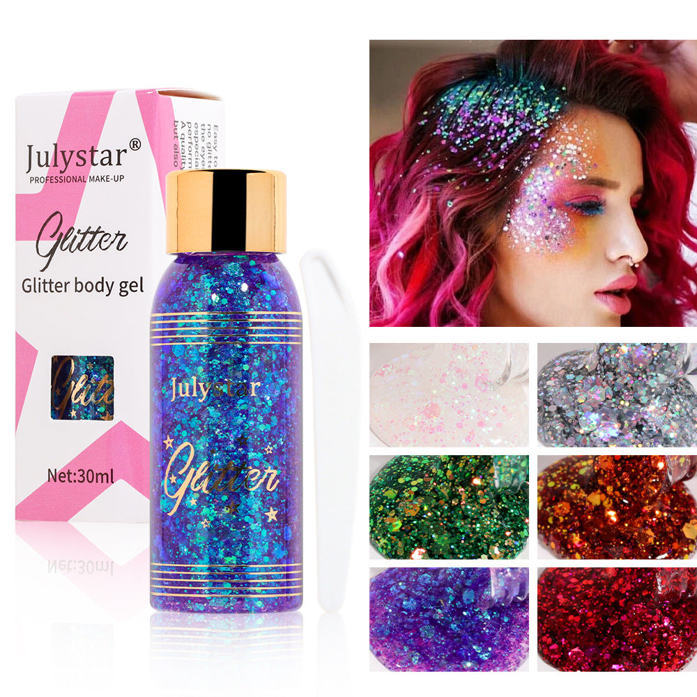 Chameleon Liquid Eyeshadow - High-Shine Glitter Gel for Face and Body
