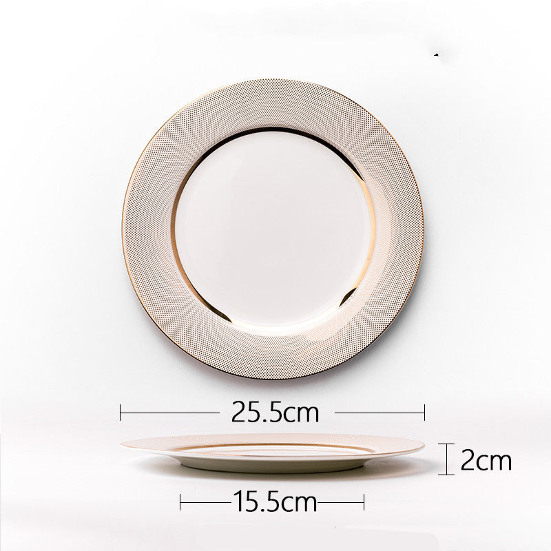 Nordic Style Bone China Dinnerware Set - Plates & Tableware for Home