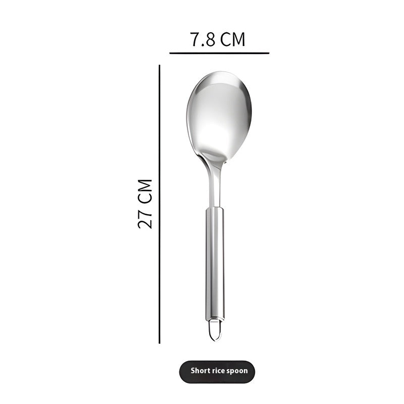 Stainless Steel Kitchen Utensils Set with Magnetic Handles - Multiple Sizes
