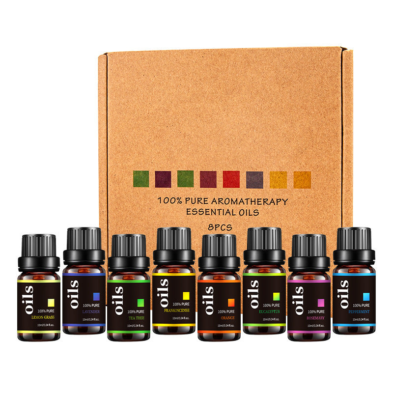 Essential Oil Kit - 8 Oils for Skin Moisturizing