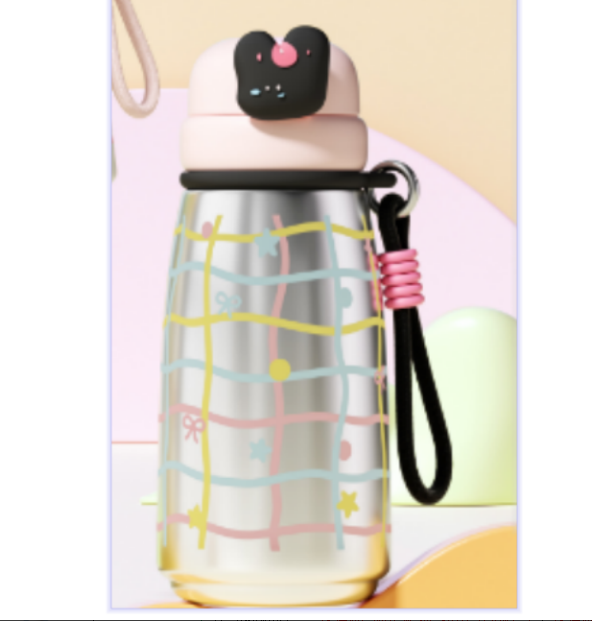 Pink 720ml Thermos Travel Cup - Boerhua Road Insulated Drinkware