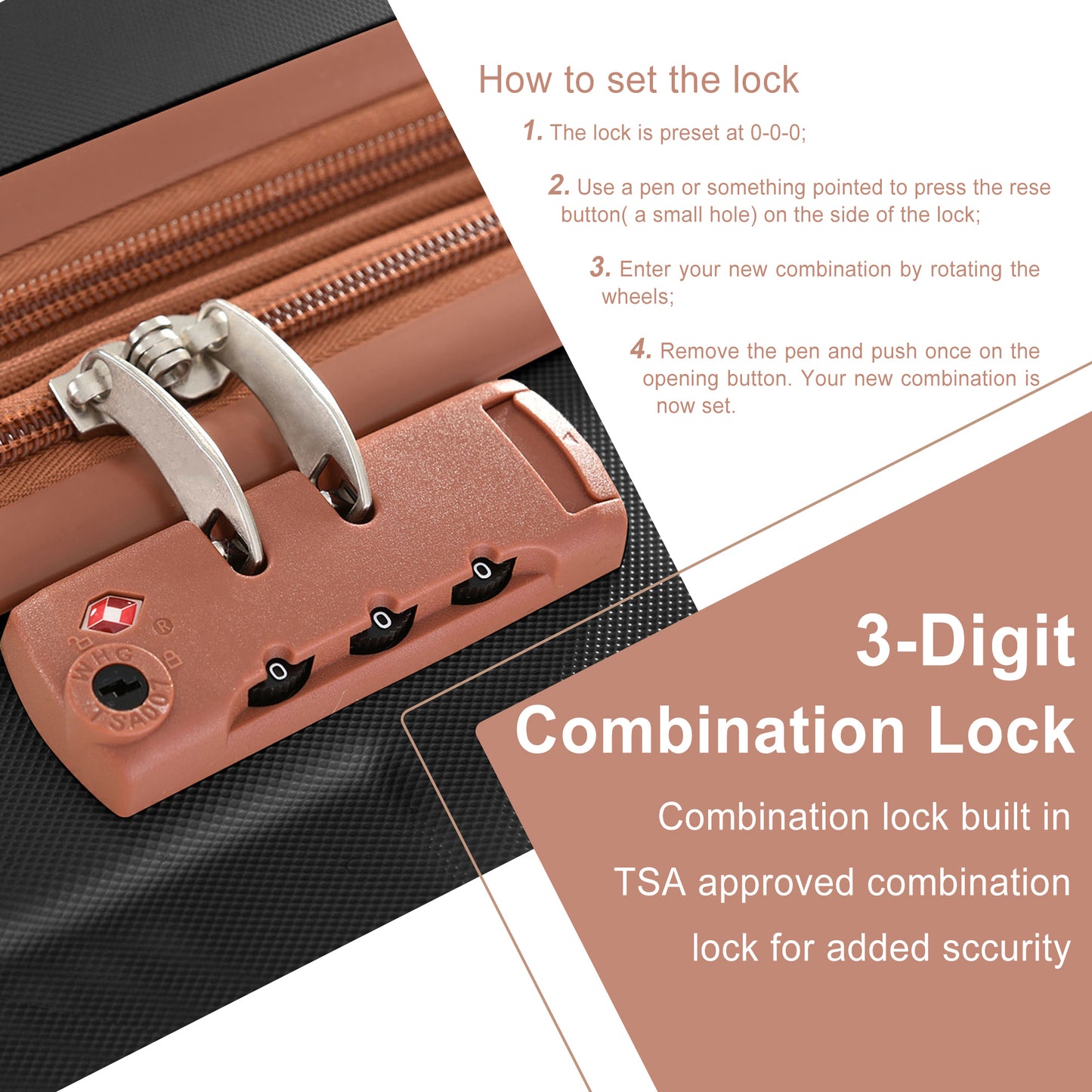 28-Inch Expandable Hardshell Luggage - Lightweight ABS Suitcase