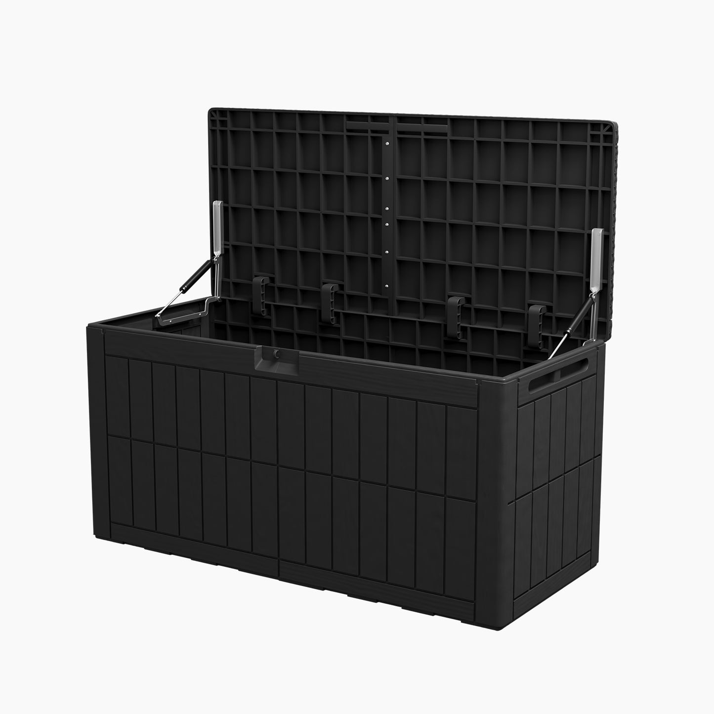 1 0 Gallon Outdoor Storage Box Water Proof Resin Deck Lockable Bin