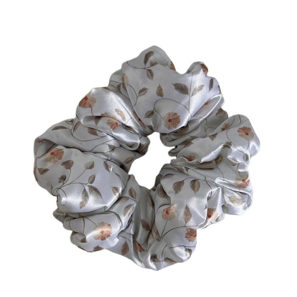 Floral Hair Scrunchie - High Elasticity Cloth Band