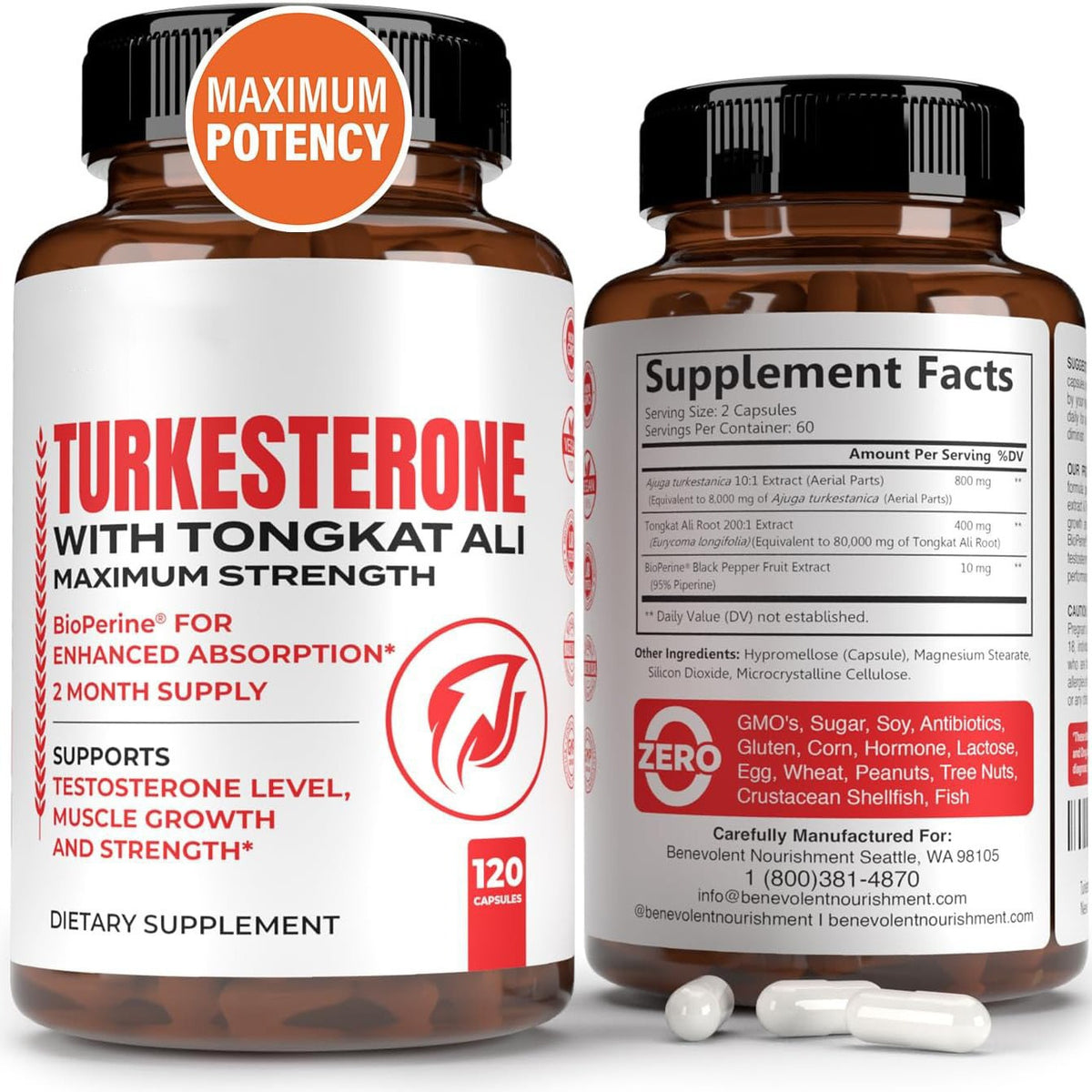 Dongge Ali Capsule Supplement - 60 Capsules