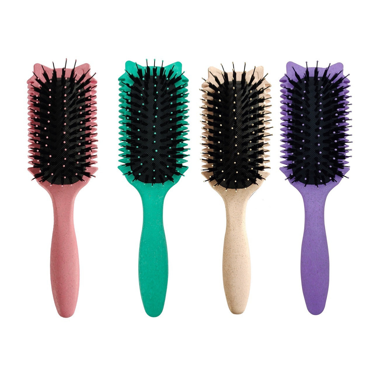 Ear Air Cushion Hairdressing Bounce Comb - Plastic, Multi-Color