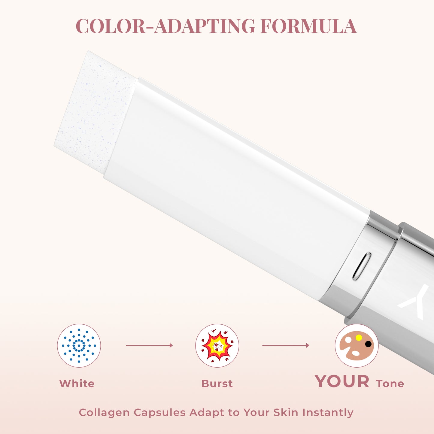 Color-Changing Foundation Stick - Adjustable Makeup Base