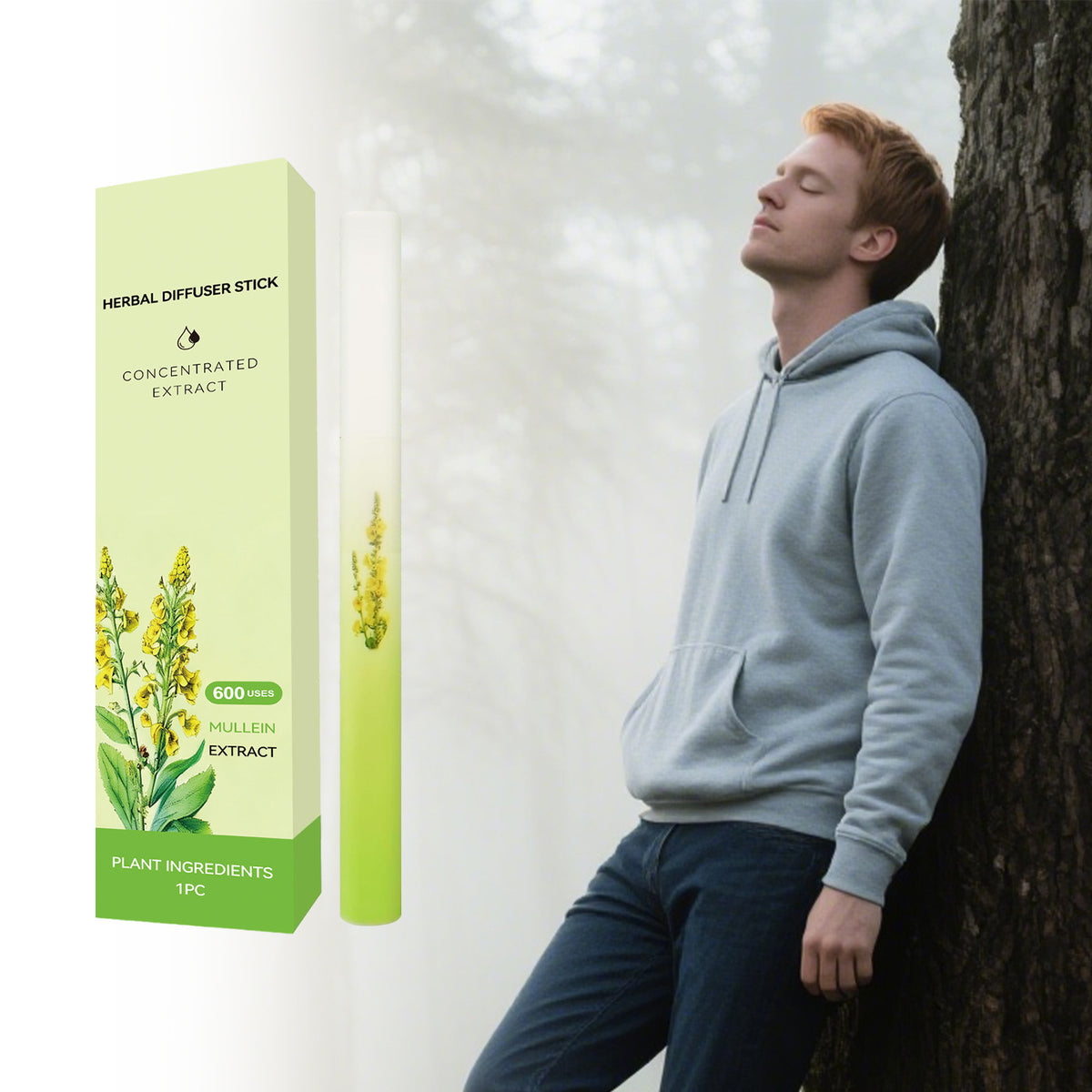 Herbal Inhaler Stick - Nasal Congestion & Breath Relief