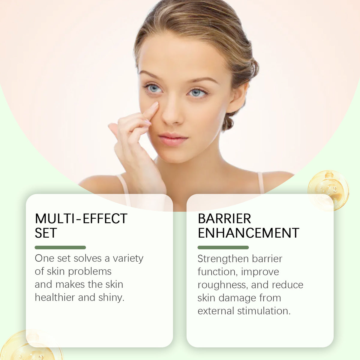 Facial Care Set - Moisturizing, Brightening & Multi-Effect Skin Care Kit