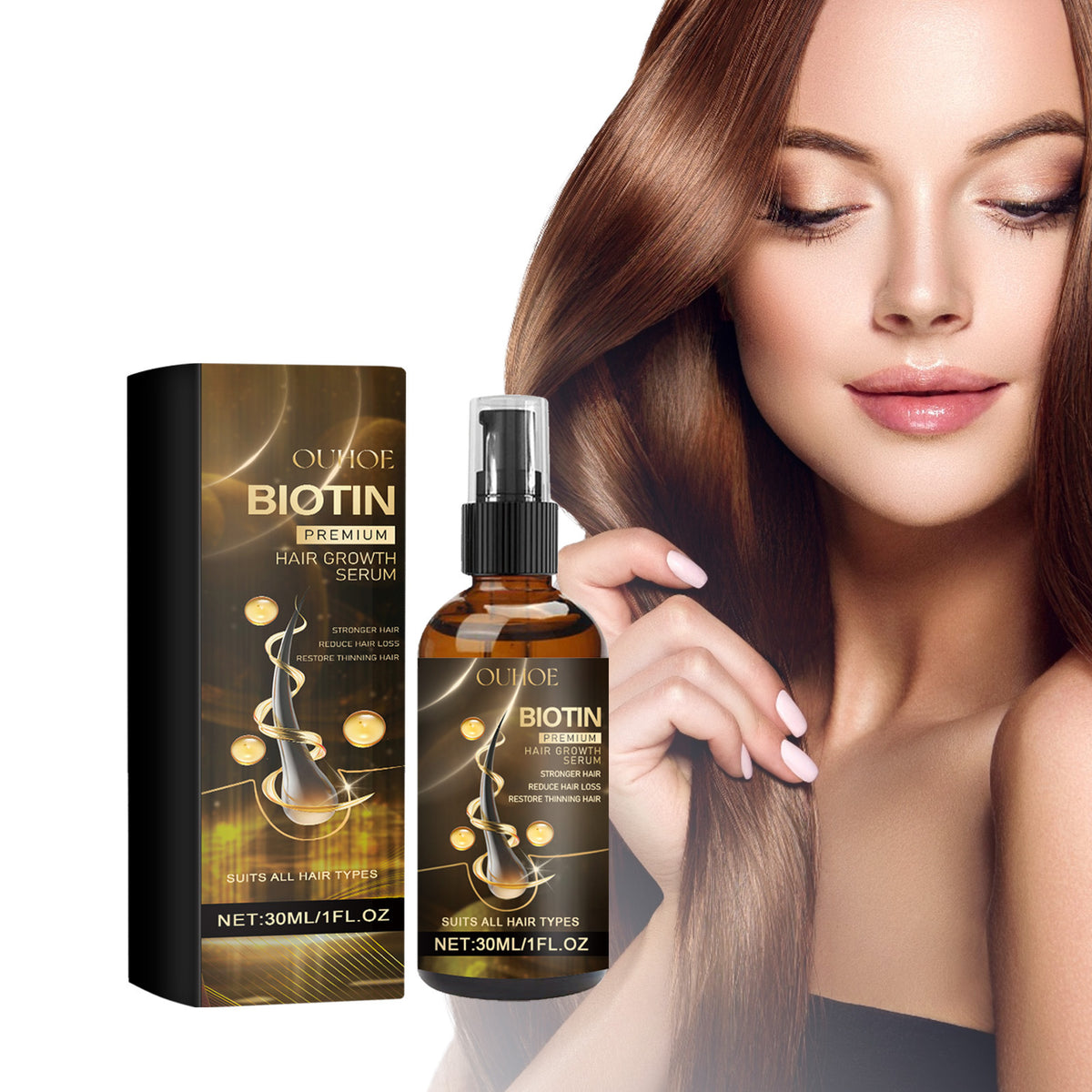 Biotin Hair Oil - 30ml Moisturizing Treatment