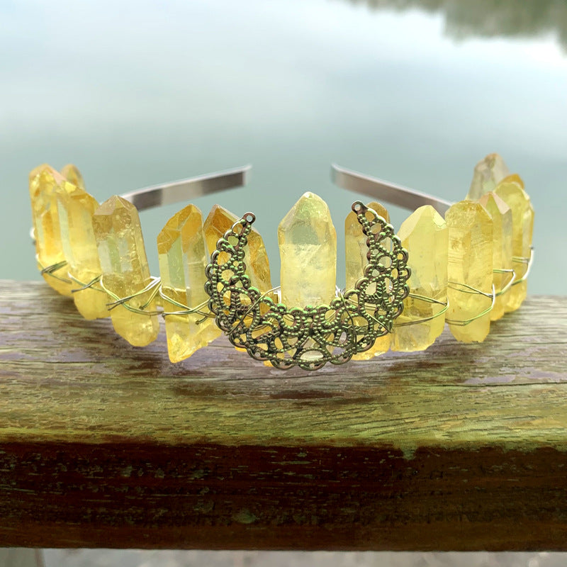 Crystal Rainbow Crown Hair Band