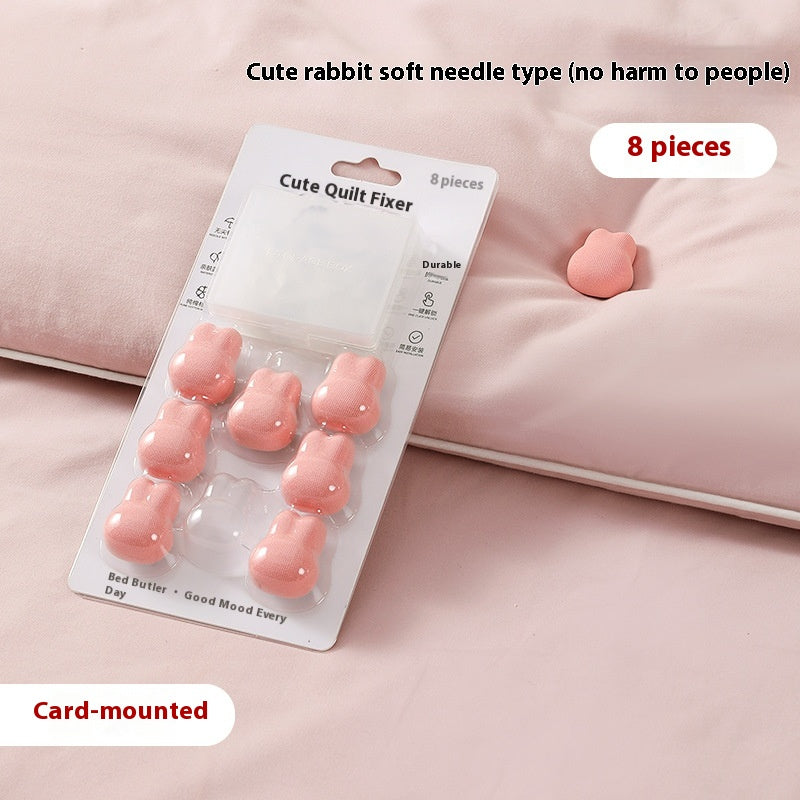 Rabbit Quilt Holder Skin-Friendly Detachable Storage Organizer