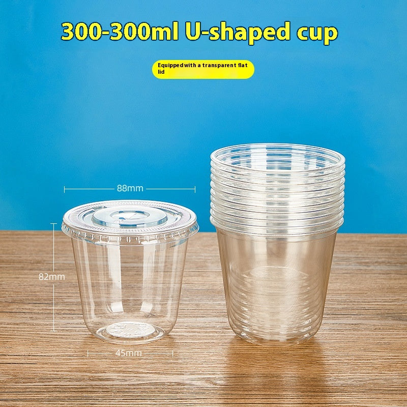 Reusable Cold Drink Cup 300ml for Coffee & Milk Tea Takeaway Set