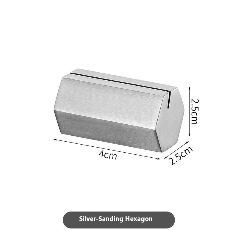 Minimalist Stainless Steel Seat Plate for Home and Garden Decor