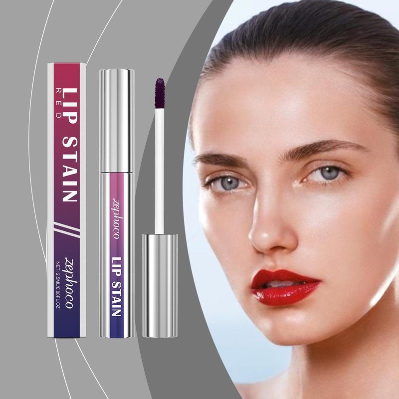 Matte Peel-Off Lip Stain - Red, 2.5 ml