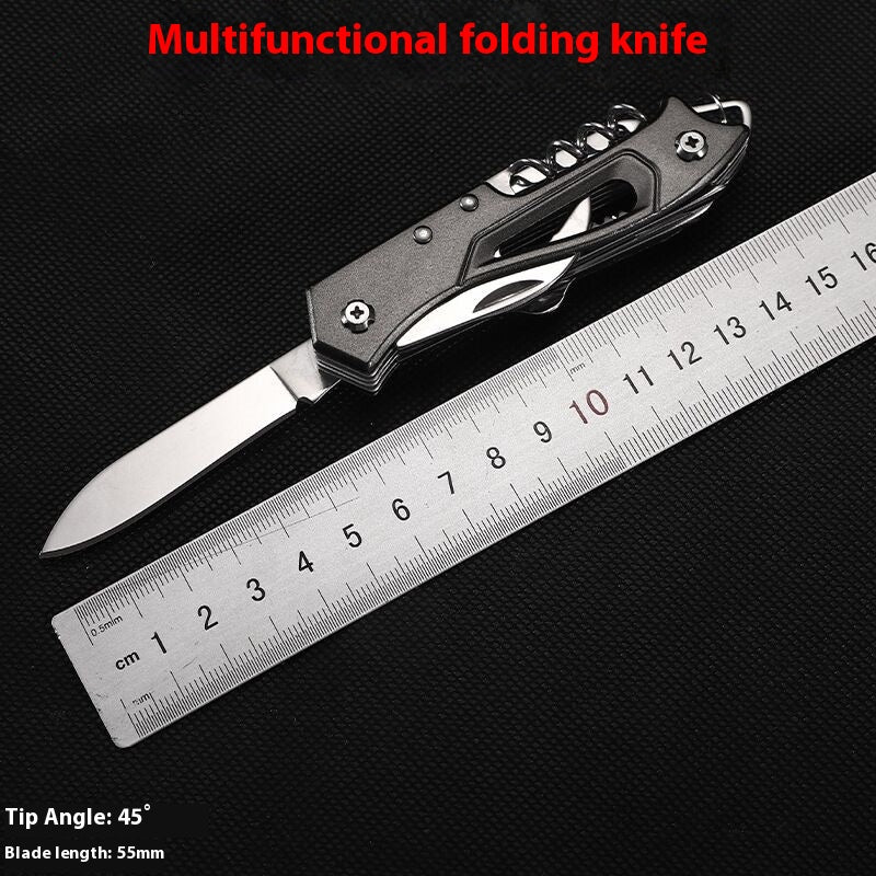 Multifunctional Outdoor Camping Knife Stainless Steel Compact Tool