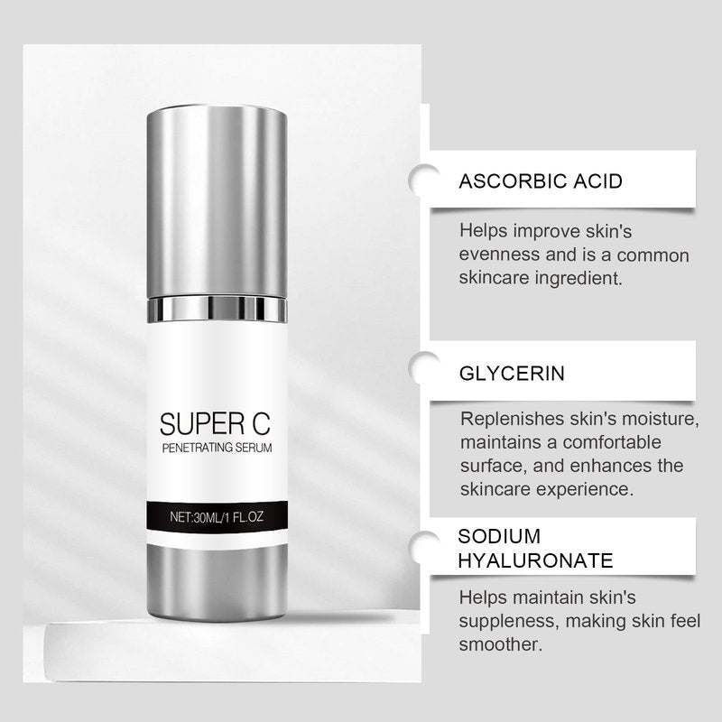 Vitamin C Skin Care Serum - 30ml Set or Single Bottle