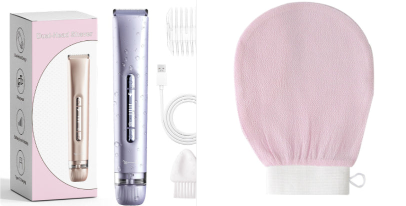 Dual Motor Epilator for Women - USB Rechargeable Body Hair Removal Device