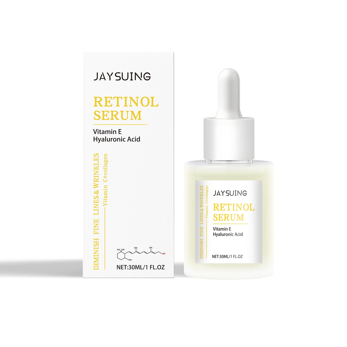 Retinol Firming Eye Serum - Vitamin C & E Anti-Aging Treatment for Fine Lines