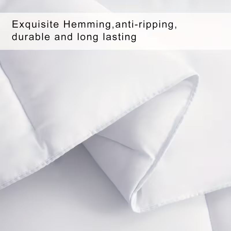 All Season Cooling Comforter - Premium Down Alternative Duvet Insert - Reversible Design