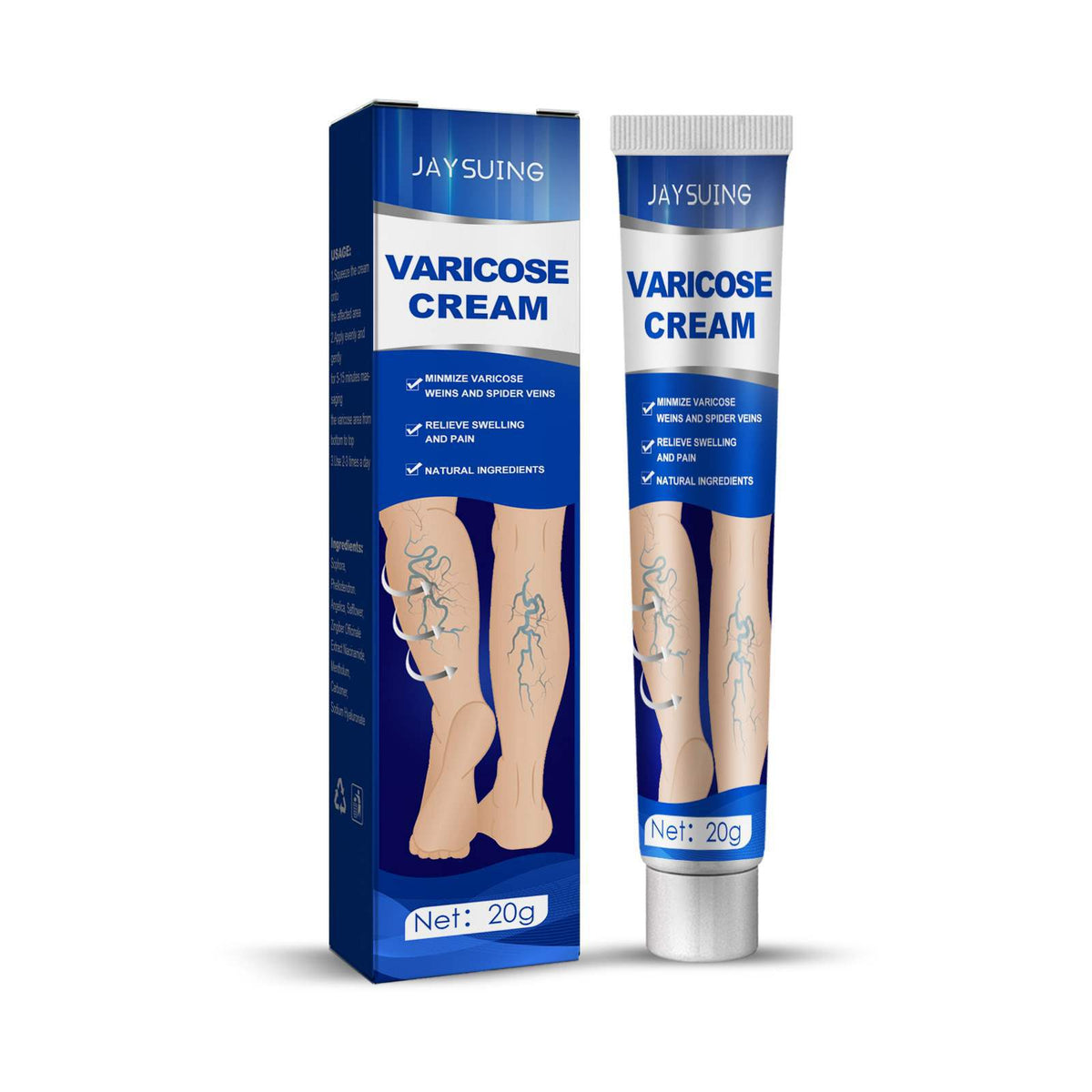 Leg Venous Support Cream for Discomfort Relief 20g - Body Care