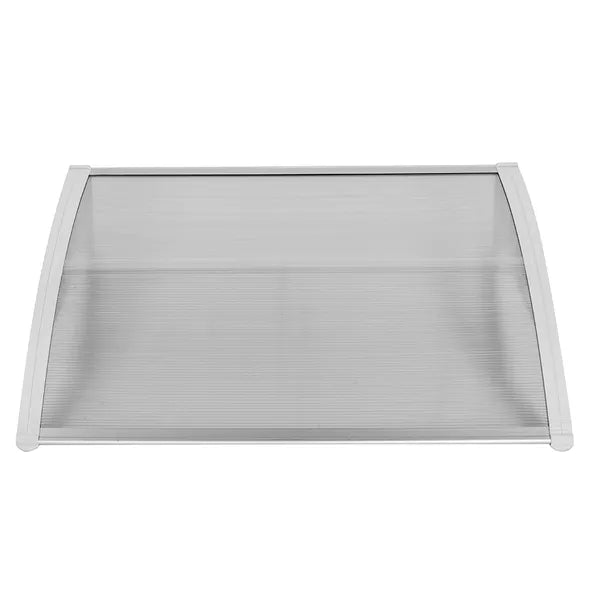 Eaves Canopy Rain Cover - Transparent Polycarbonate 100x80 cm