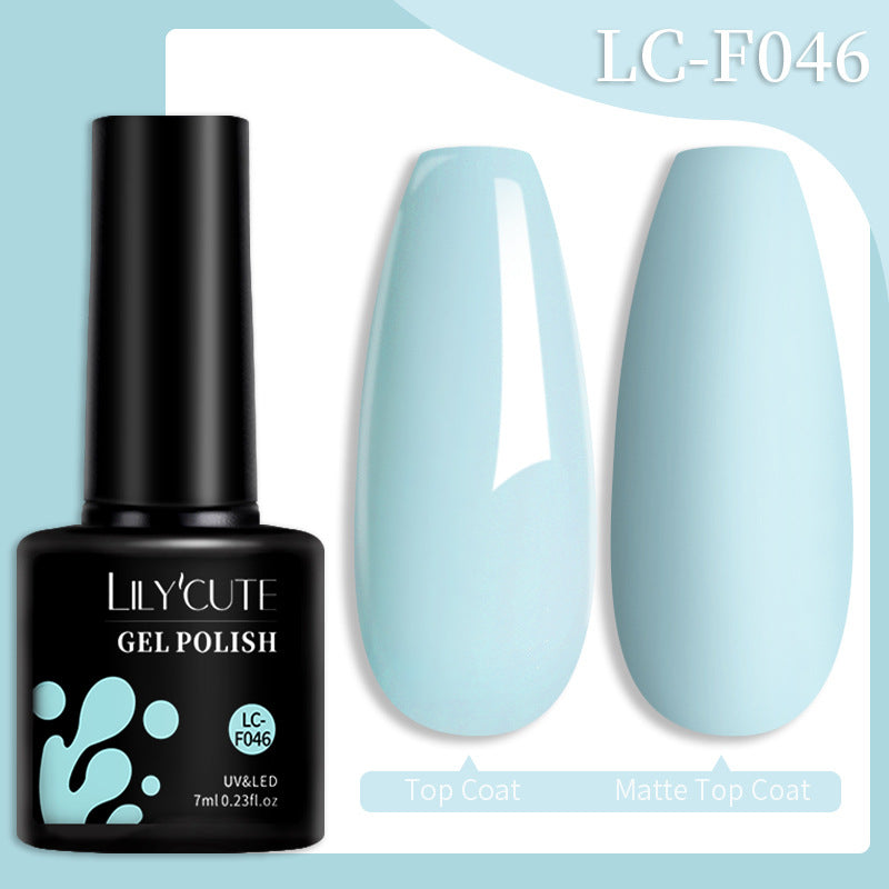 Colored Glitter Nail Glue Set for Nail Art - Waterproof & Non-Flushing