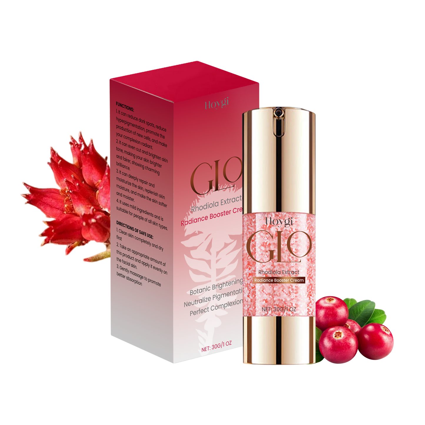 Dragon Blood Facial Cream - Brightening & Hydrating Skin Care Moisturizer