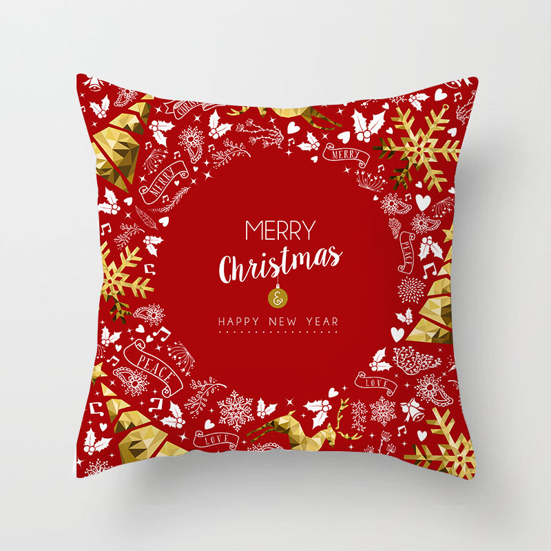 Christmas Pillow Cover - Modern Minimalist Sofa Cushion Case 45x45cm