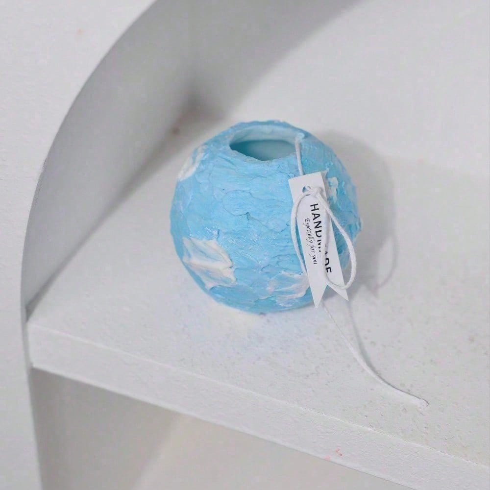 Rotating Globe Scented Candle - Hand Poured Decorative Wax
