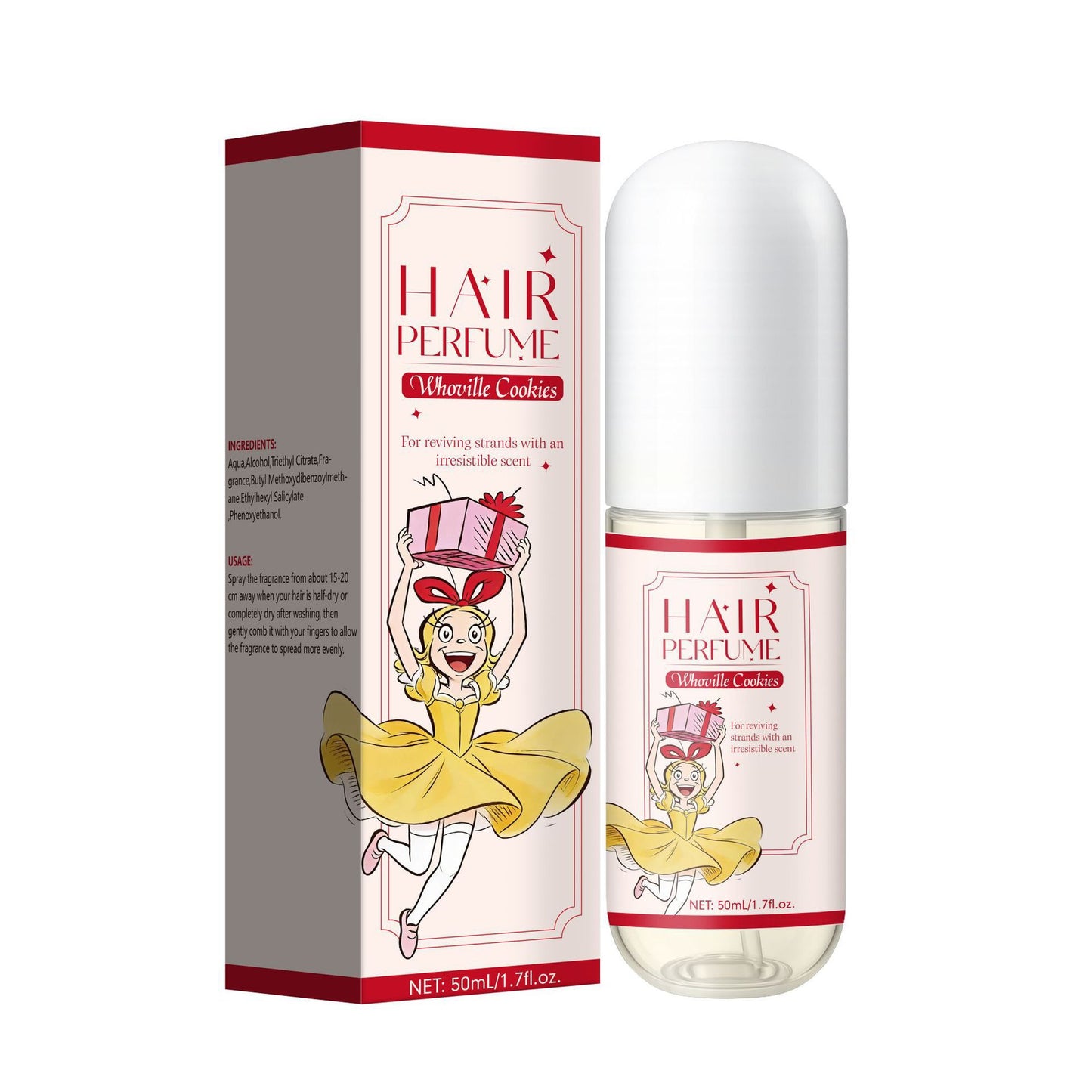 Fragrant Cookies Hair Essence - Beauty Face Skin Care Tool, Style FP E031