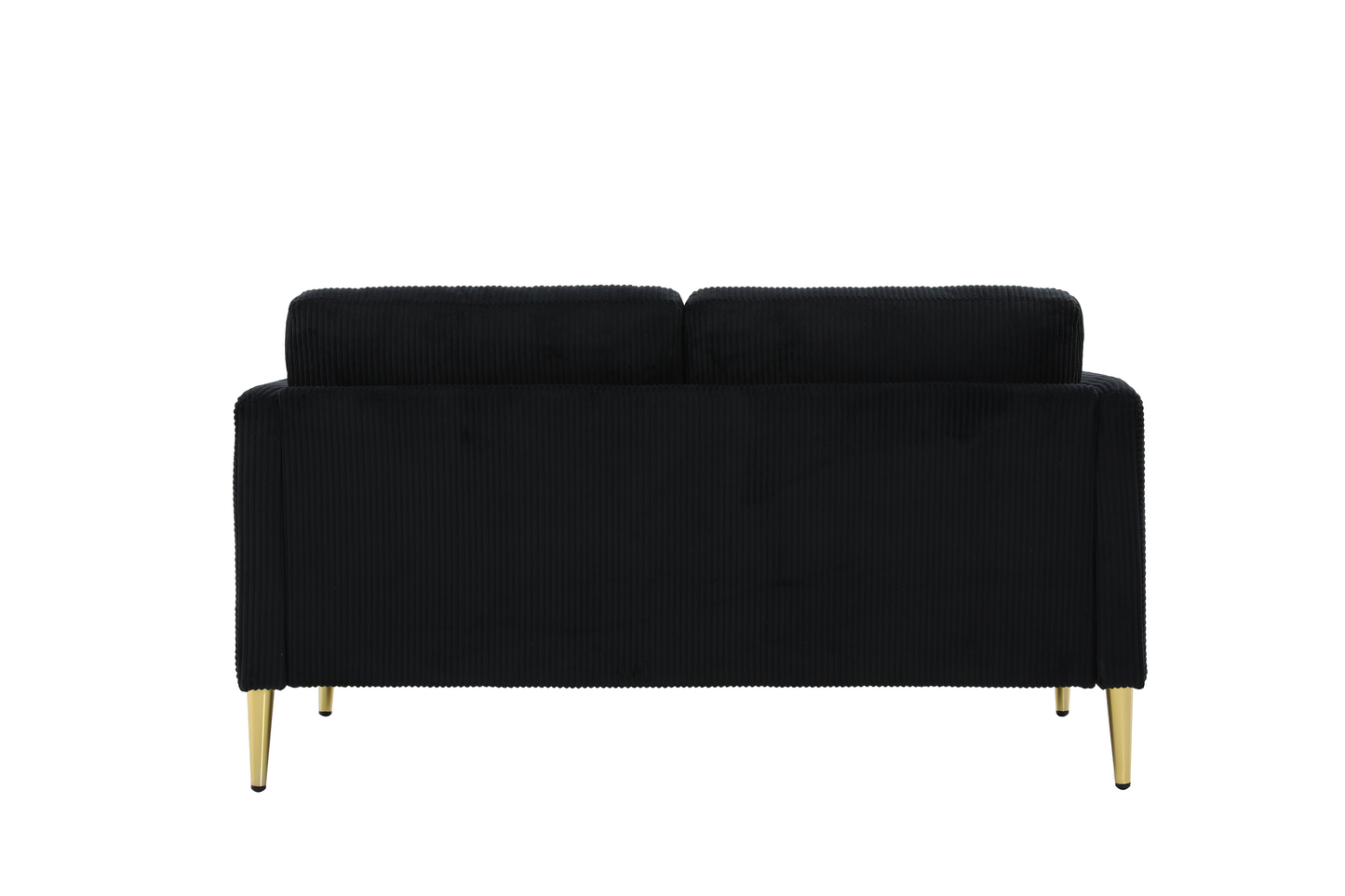 60.63 Wide Modern Corduroy Loveseat, Plush Upholstered Cushions,